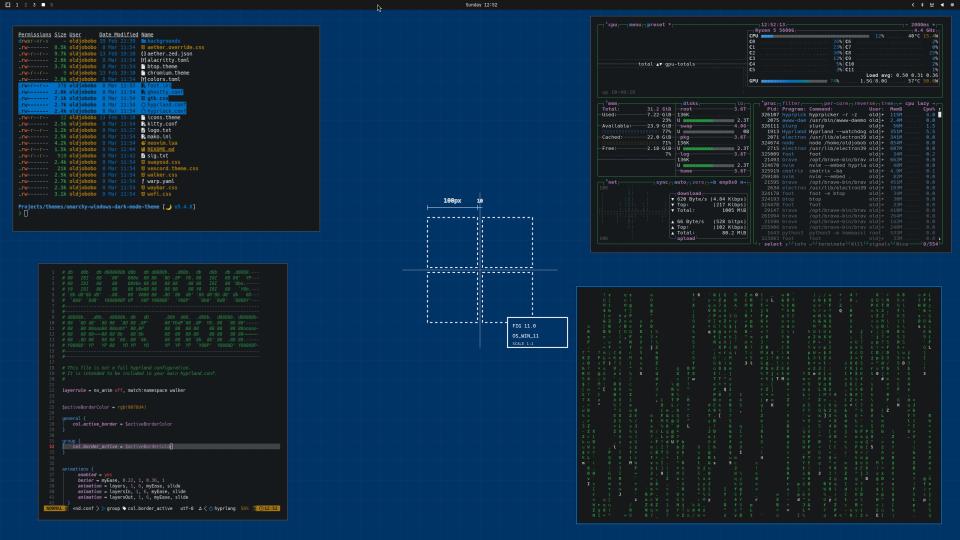 Windows Dark Mode preview