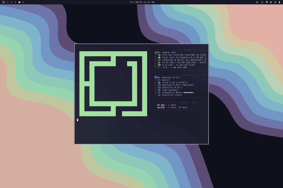 Catppuccin Mocha preview